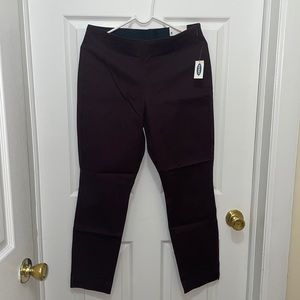 Dark purple  trousers/chinos